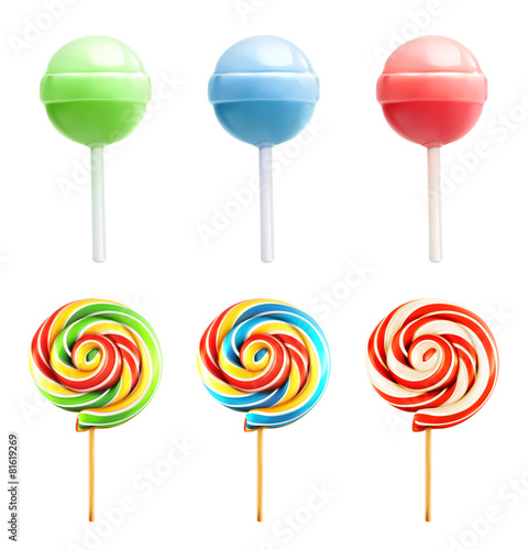 Candy set, vector icons
