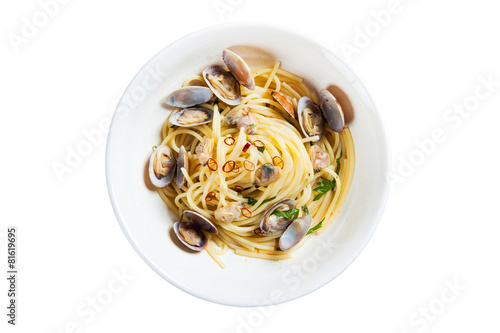 あさりのスパゲッティ　Spaghetti vongole