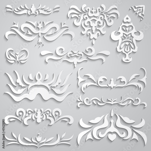 Calligraphic design elements