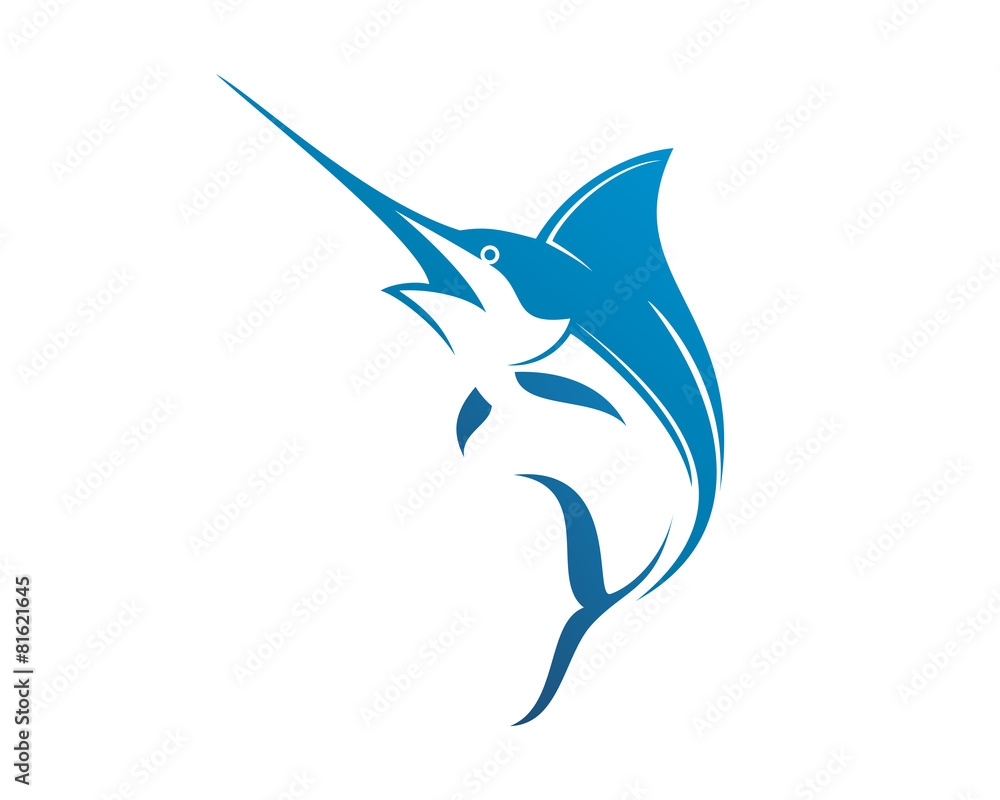 Naklejka premium Marlin Fish