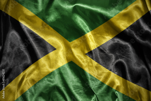 shining jamaican flag