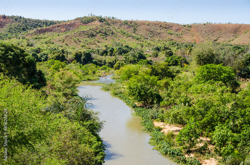 Landscape in northern Madagascar