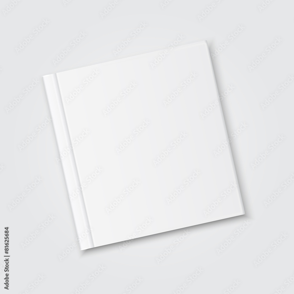 Vector realistic blank book cover Vector realistic blank book cover