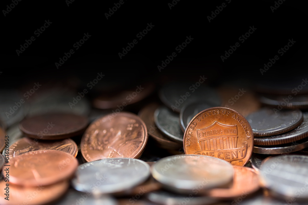 Coins background Coins background