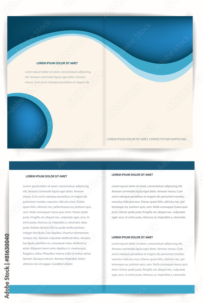 modello brochure modello brochure