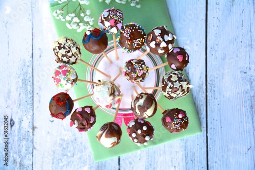 Cake Pops mit Streusel