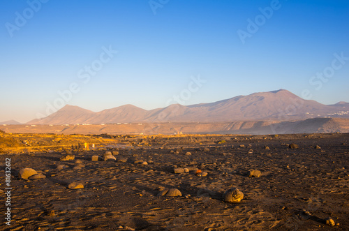 The coast of Lanzarote