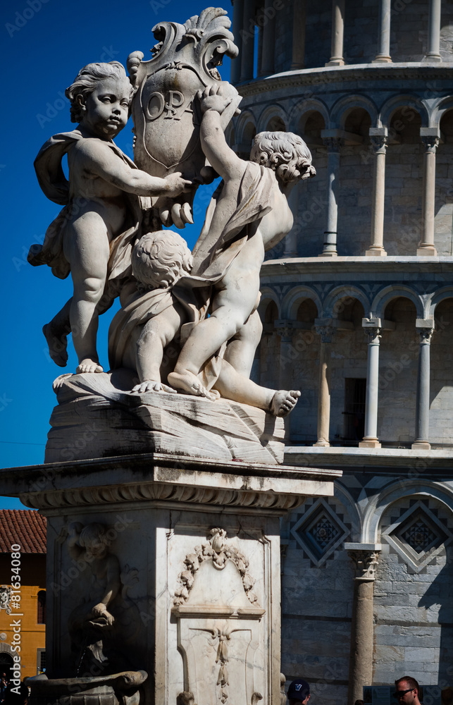 Naklejka premium Pisa. Italy. Spring. Travel.
