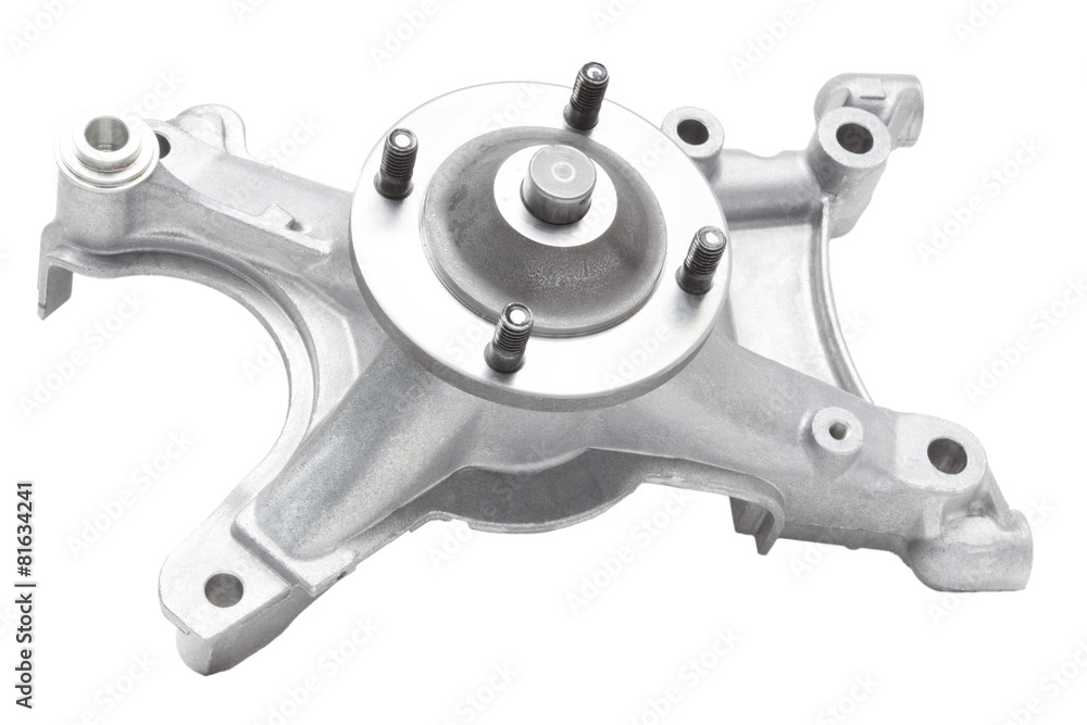 starter motor car on a white background starter motor car on a white background