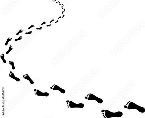 isolated footprints