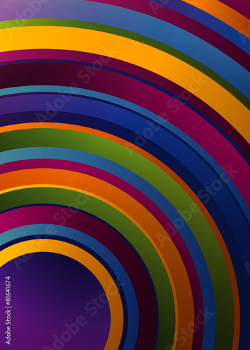 Abstract Colorful Background Template (Vector Art)