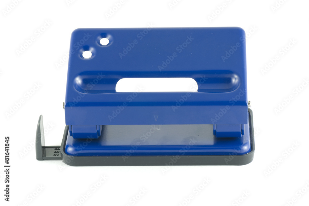 Hole puncher isolated on white background Hole puncher isolated on white background