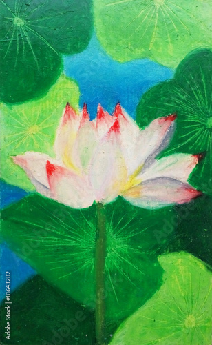 Water Lily Painting