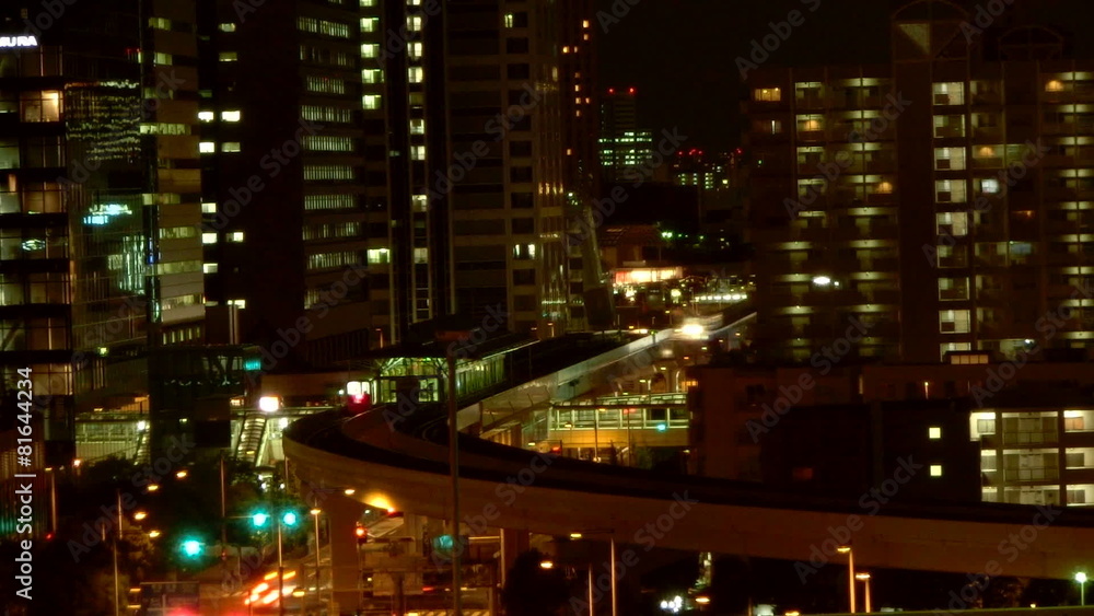 Traffic timelapse over Tokyo Rainbow Bridge. Traffic timelapse over Tokyo Rainbow Bridge.