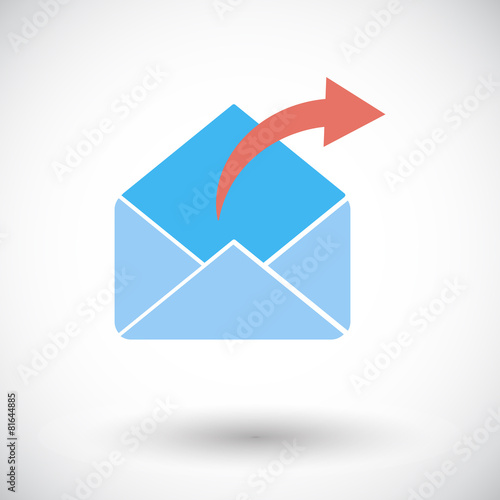 Envelope flat icon.