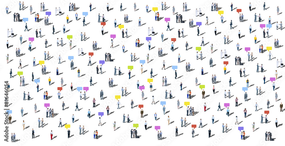 Crowd People Diversity Global Community Concept Crowd People Diversity Global Community Concept