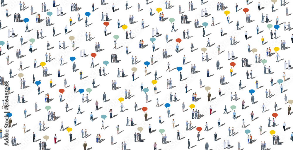 Crowd People Diversity Global Community Concept Crowd People Diversity Global Community Concept