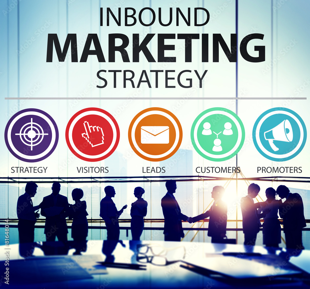 Inbound Marketing Strategy Commerce Solution Concept Inbound Marketing Strategy Commerce Solution Concept