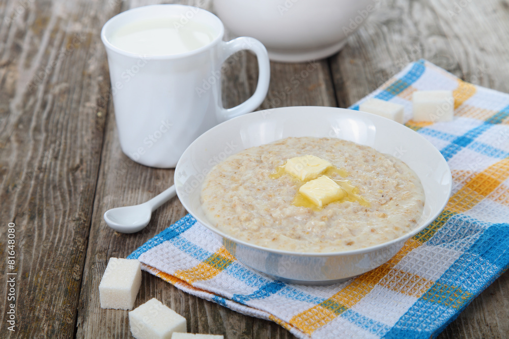 Oatmeal with butter Oatmeal with butter