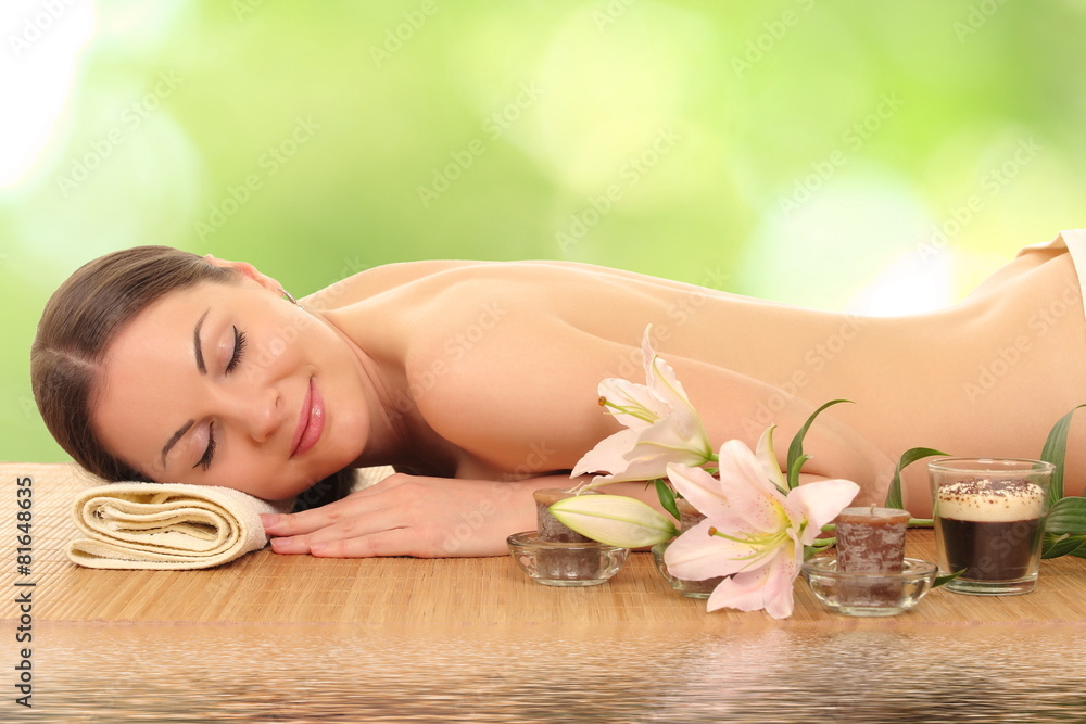 beautiful and healthy woman getting spa treatment beautiful and healthy woman getting spa treatment