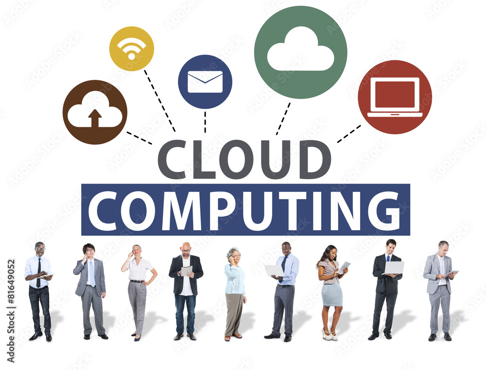 Cloud Computing Network Online Internet Storage Concept Cloud Computing Network Online Internet Storage Concept