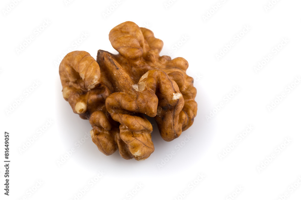 Walnuts isolated on white background Walnuts isolated on white background