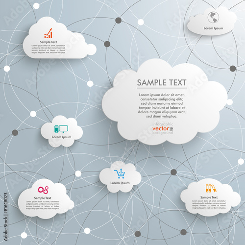 Abstract Clouds Networks