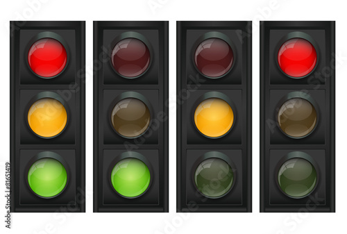 Traffic Light Vector Illustration