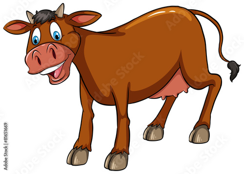 Brown cow