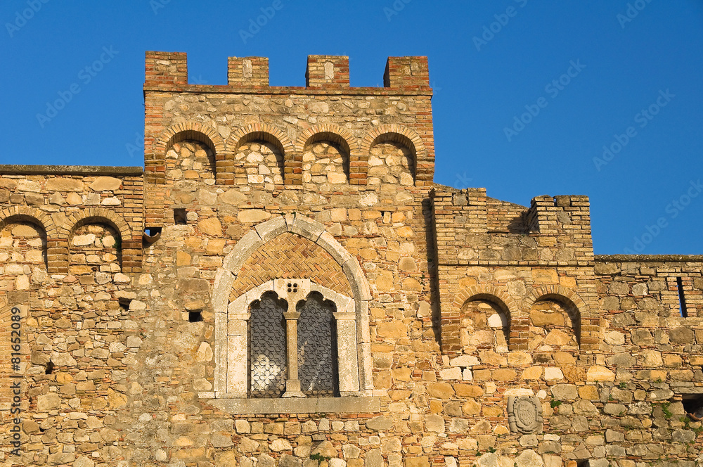 Castle of Bovino. Puglia. Italy.