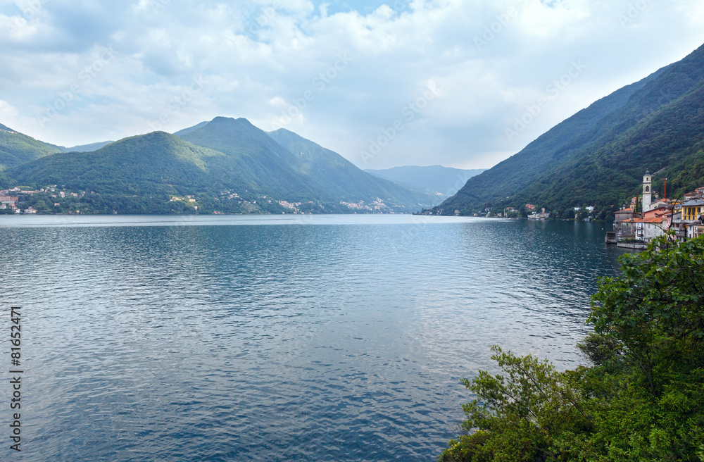 Lake Como summer view (Italy)