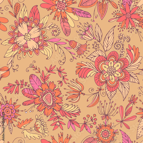 Seamless floral pattern.