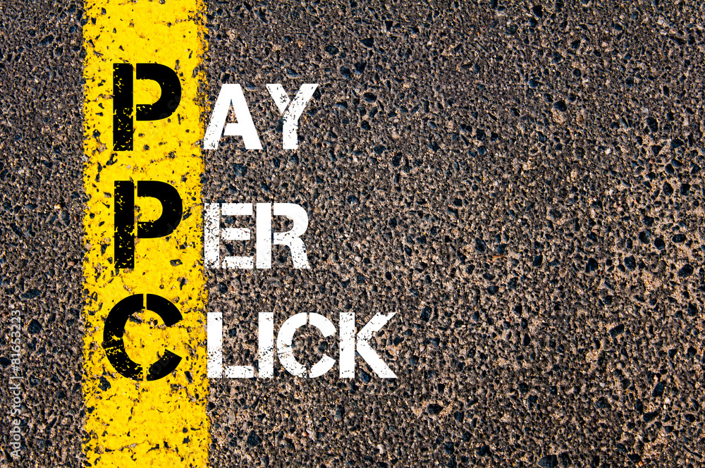 Acronym PPC - Pay Per Click