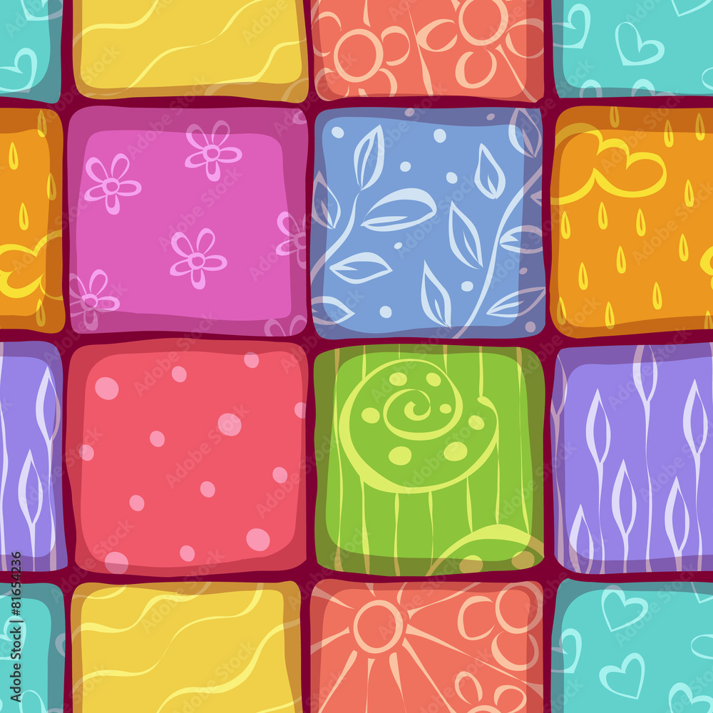 Mosaic seamless pattern background Mosaic seamless pattern background
