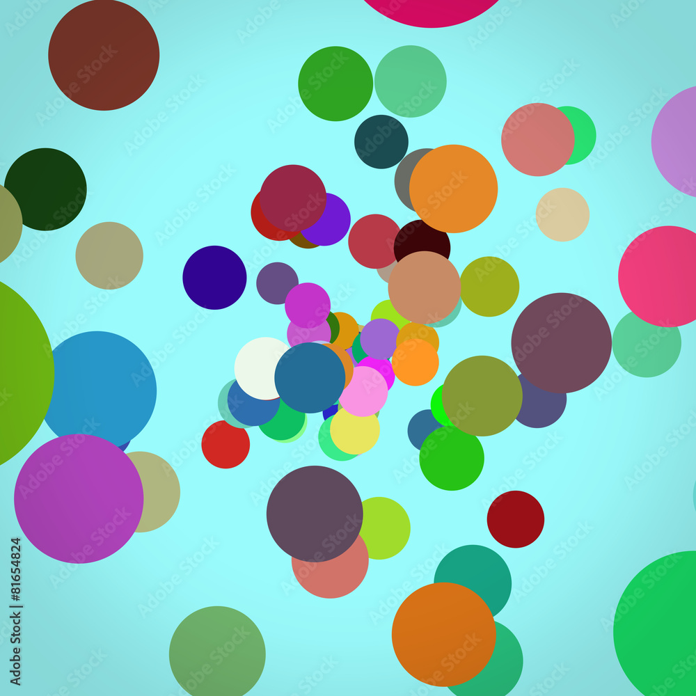 Abstract background with polka dots