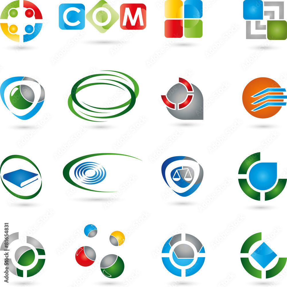 Sammlung von Logos, Icon, Vektor, 3D Sammlung von Logos, Icon, Vektor, 3D