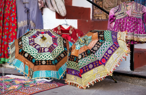 Ethnic Rajasthan umbrella © pikoso.kz