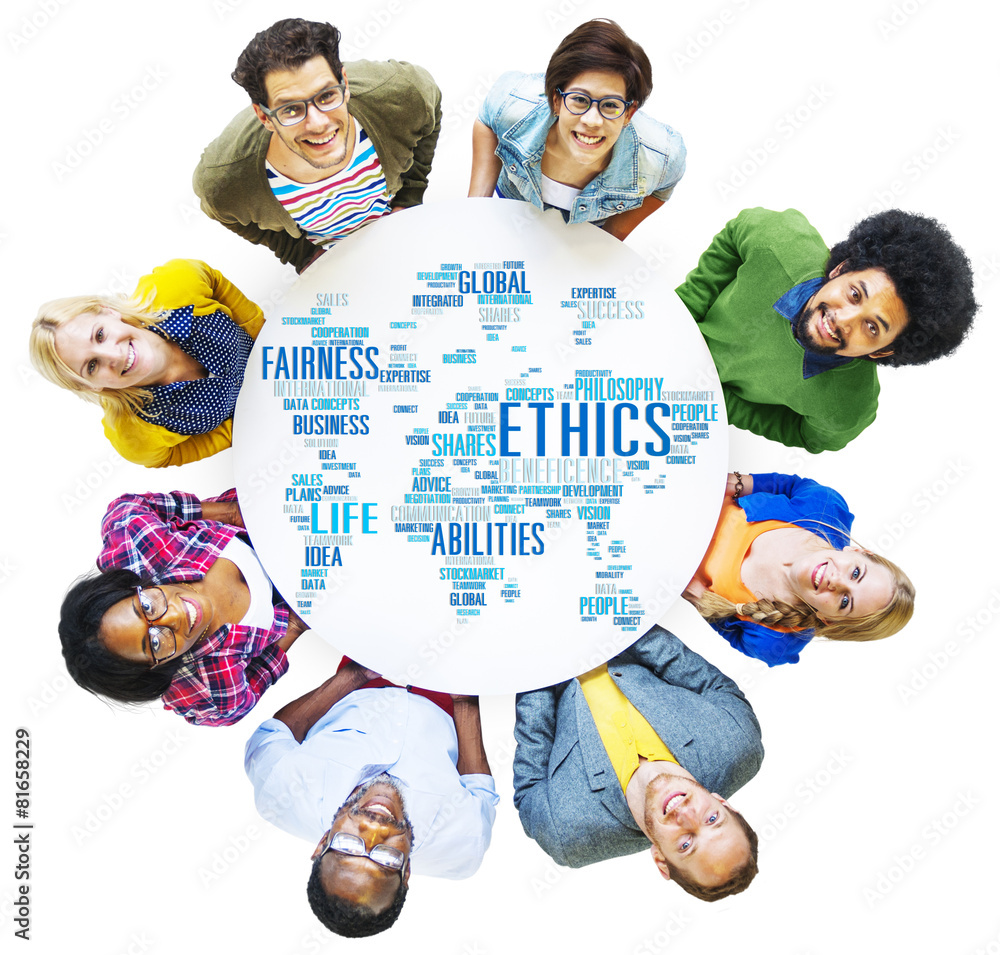 Foto de Ethics Ideals Principles Morals Standards Concept do Stock