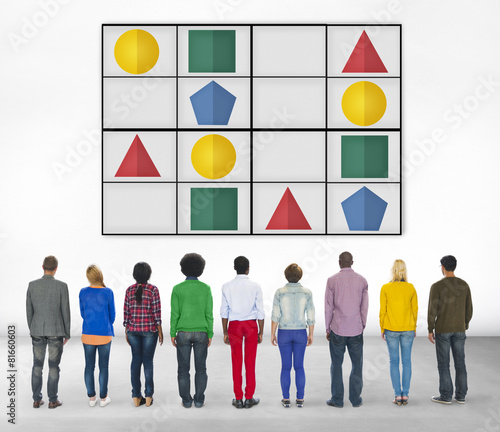 Sudoku Puzzle Problem Solving Leisure Games Concept photo