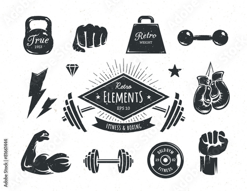 Retro Fitness Elements photo
