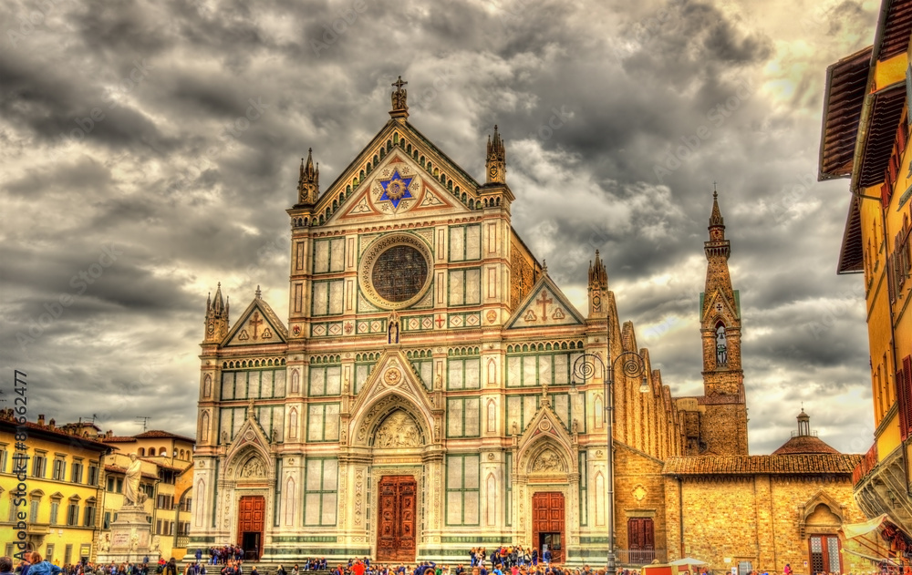 Basilica of Santa Croce in Florence - Italy
