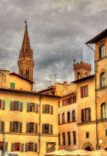 Piazza San Lorenzo in Florence - Italy