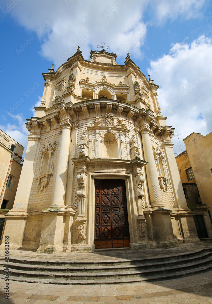 Obraz premium Church of Saint Matthew in Lecce, Puglia, Italy