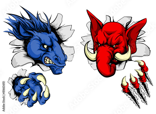Partisan Politics Republican Democrat