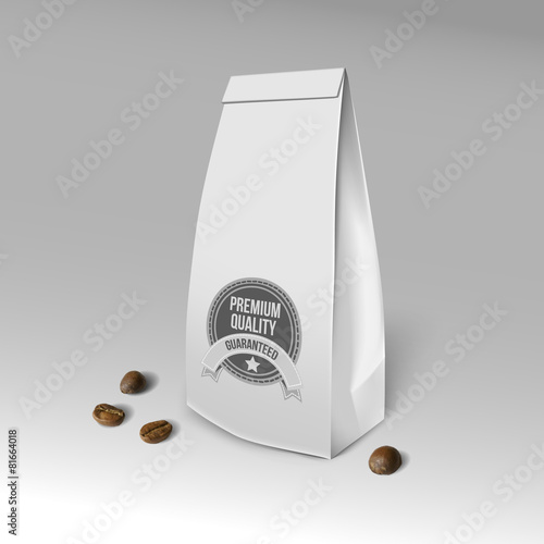 Mockup Foil Food Bag Package