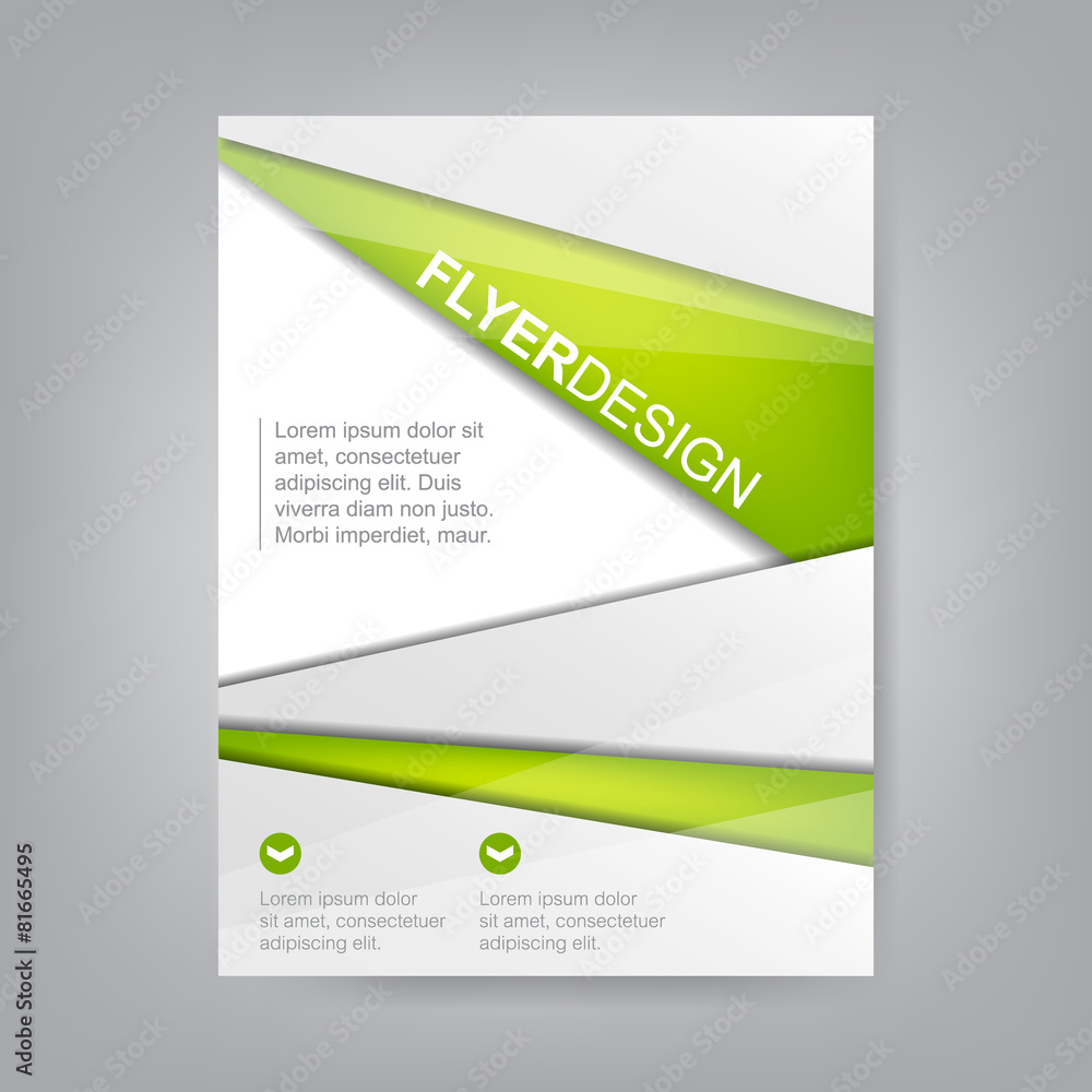 Business flyer, brochure template or corporate banner