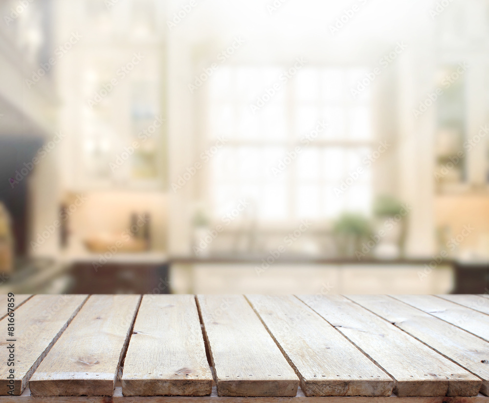 Table Top And Blur Interior Background Table Top And Blur Interior Background