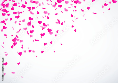 Herzkonfetti Pink