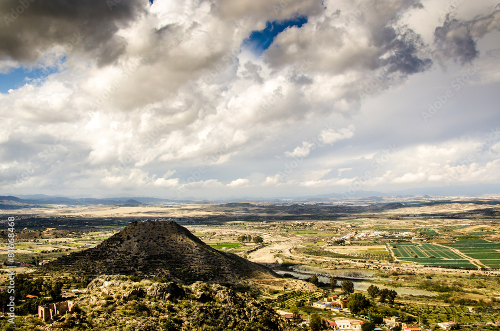 Hügellandschaft bei Mojacar Andalusien