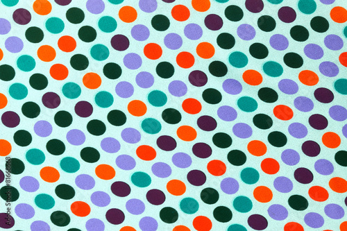 fabric with polka dots